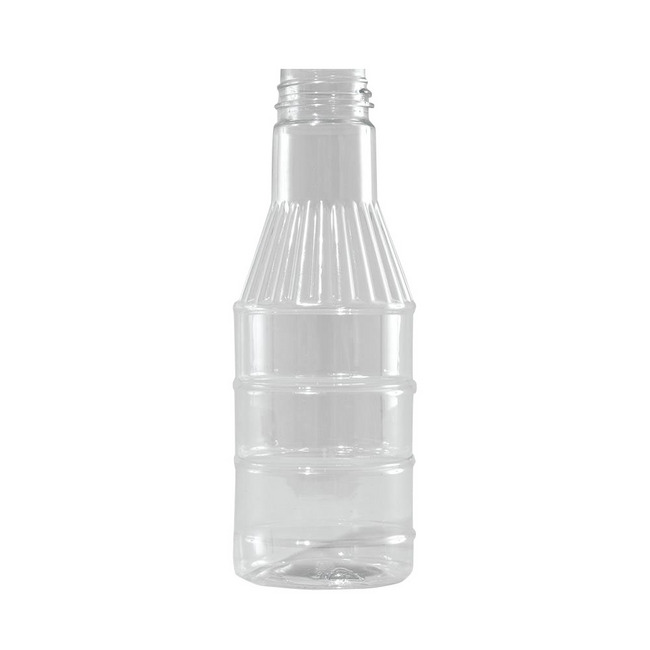 PET Inverted Oval Sauce & Dressing Bottle & Cap