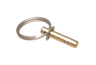 Inch Button Head Style 1/4 Thread Natural Finish Self-Locking 33.9 mm Length Kipp 03194-23CML08 Stainless Steel Ball Lock Pin 
