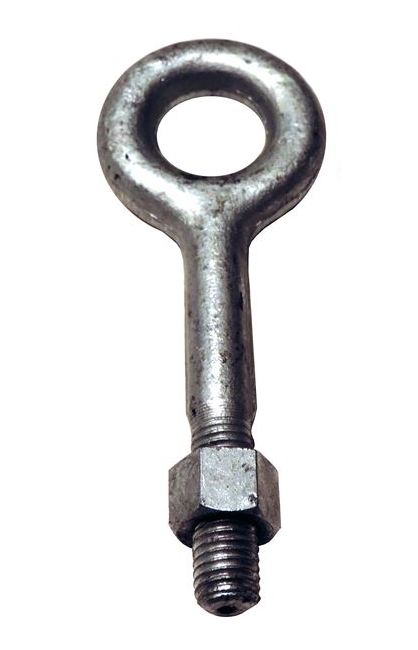 2  Hot Dip Galvanized Forged Eye Bolt with Nut Washer 3/4" x 12" 