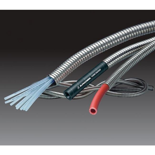Metal tubing. W/12` SS Flex Hose cga540. Stainless Steel flexible Hose. Flexible Metal Tubing Joint. Hose Stainless Steel Piping.