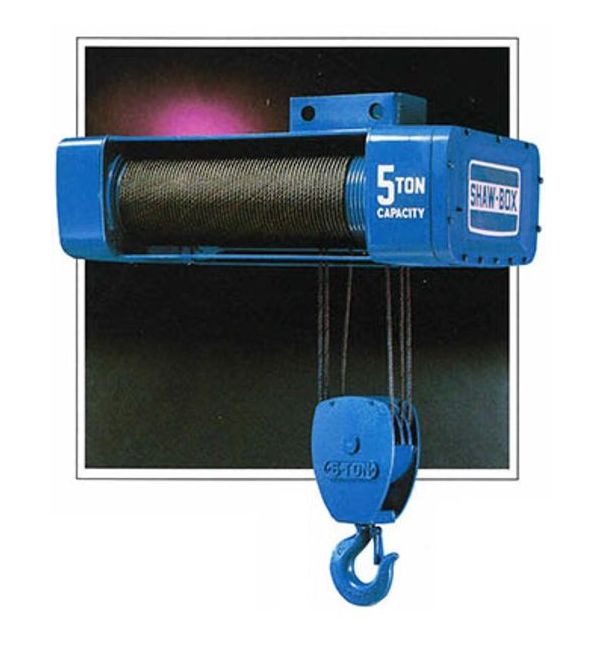 shaw box wire rope hoist quotation