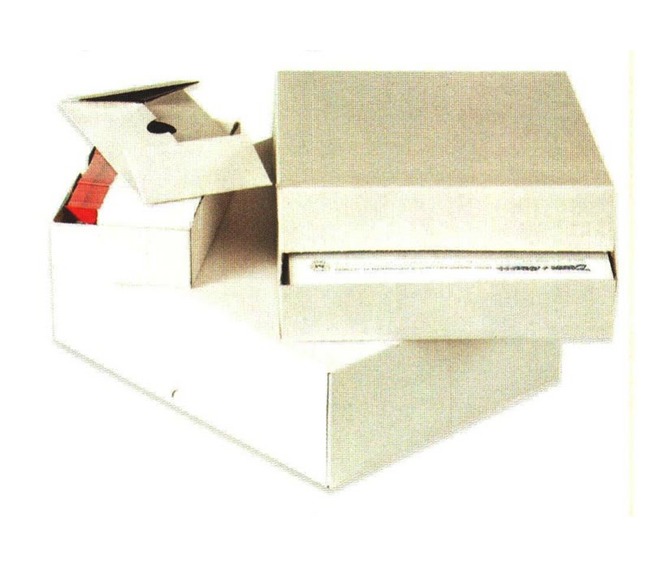 Stationery Set-Up Cartons Gray Leatherette 100//Case 3 3//4 x 2 1//4 x 1 3//4
