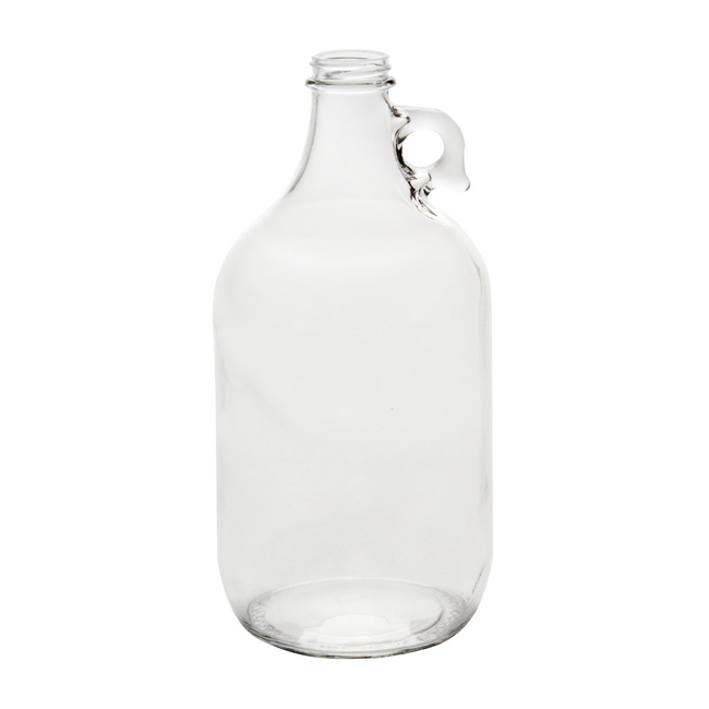 64 oz. Half Gallon Clear Glass Milk Bottle - The Cary Company
