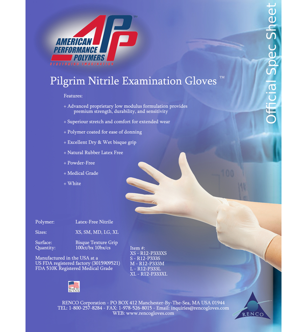 Promar Latex Grip Gloves Blue / M