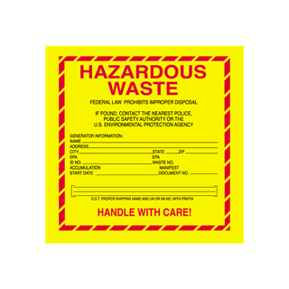 Hazardous Material Labels