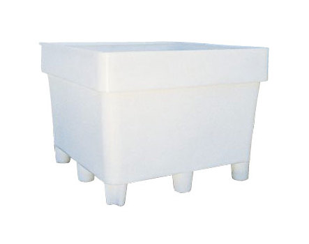 Consolidated Container Company 275 Gallon Plastic Stackable IBC Tote Tank  in White