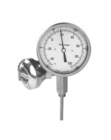 Hot Water Clip On Pipe Surface Thread Thermometer Industrial Analog Dial  Bimetal Thermometers For Heater And Cooler - Buy Hot Water Clip On Pipe  Surface Thread Thermometer Industrial Analog Dial Bimetal Thermometers