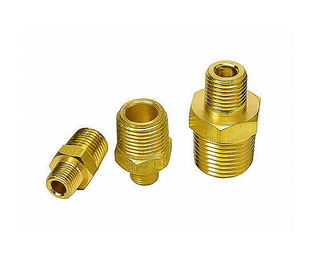 Heavy Duty Brass Adapter 1/4 Female Inverted Flare to 1/4 Male NPT -  Diversified Power Solutions