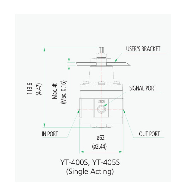 Model YT-400S / YT-405S Lock-Up Valve
