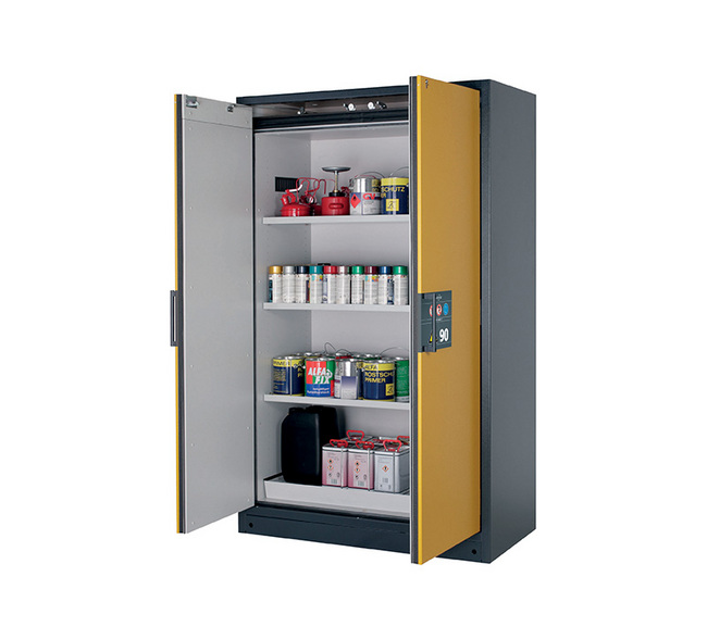 Eagle Flammable Liquid Safety Storage Cabinet Bi-fold self-closing