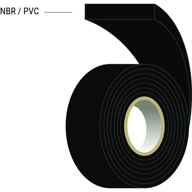 Automotive Marine Felt Polyester Binding Tape 50 yd roll- CHARCOAL J02 -  Bond Products Inc