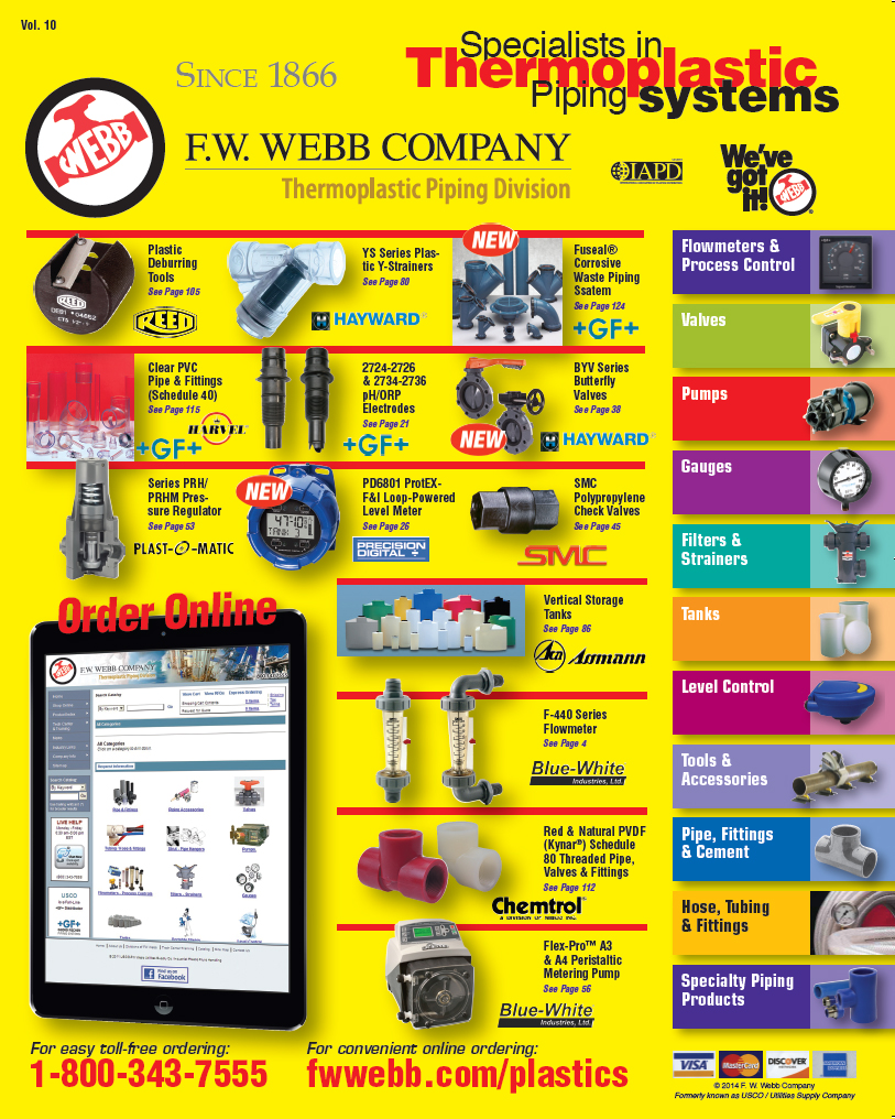 F W Webb Company Thermoplastic Piping Div Methuen Massachusetts Ma 01844