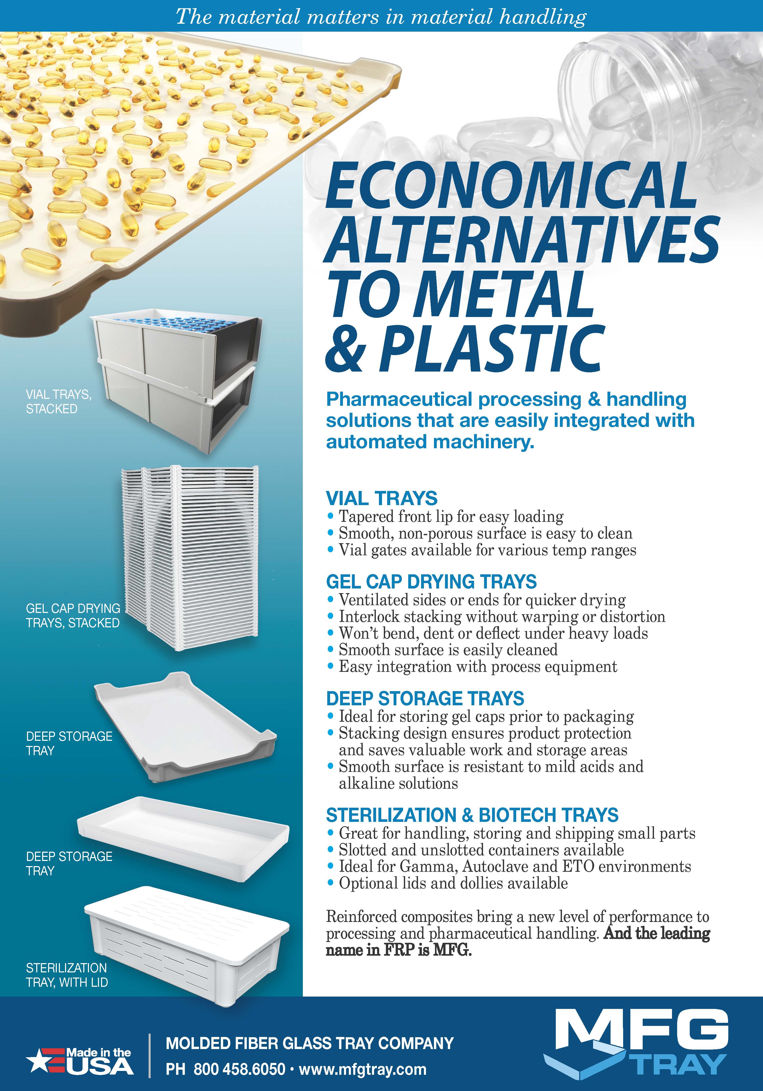 MFG Tray  Molded Fiberglass Tray Company