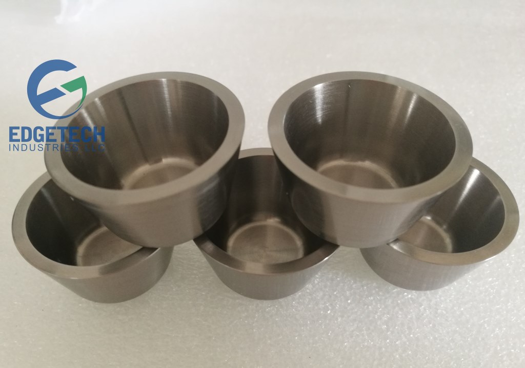 Molybdenum crucible, 99.95%