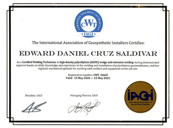 Weld certification hot sale