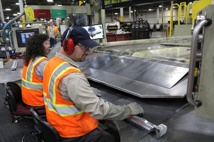 GM employees at Michigan facility