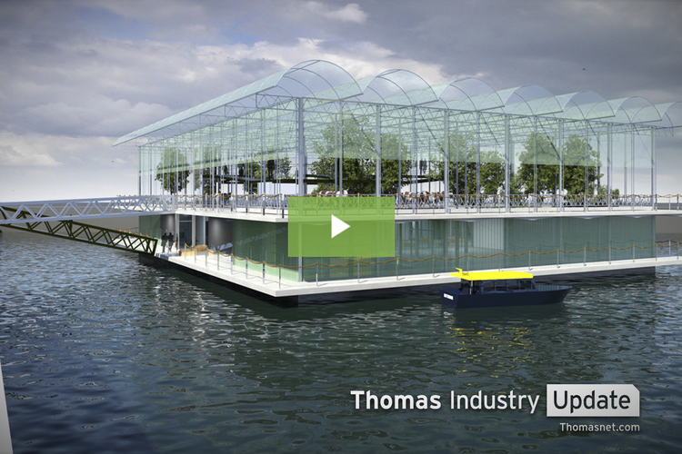 Hurricane-Resistant, Floating Dairy Farm