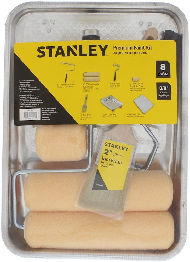 Buy Dunn-Edwards 4-Piece 2 in. Mini Foam, Fabric Trim Roller Kit