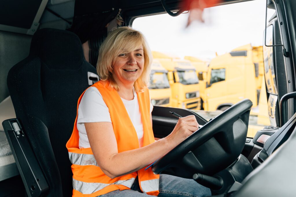 Woman truck driver. Image courtesy of Troyan / Shutterstock.com