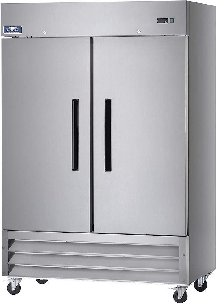 Undercounter Commercial Freezer; PeakCold 2 Door Stainless