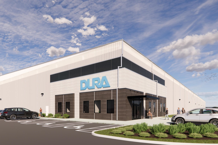 Digital rendering of new Dura facility.