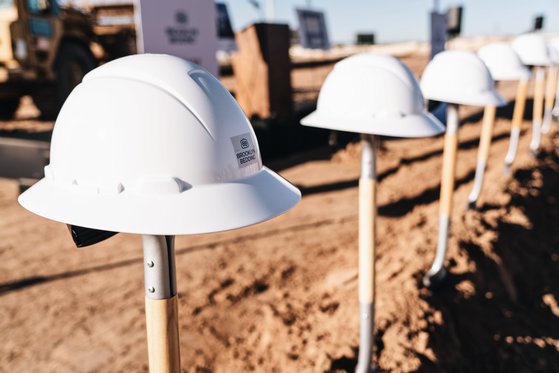 Groundbreaking ceremony for new Arizona headquarters. 