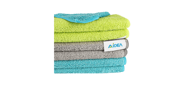 AIDEA Microfiber Cleaning Cloths-50 Pack, Premium All-Purpose Car Cloth,  Lint Free Dust Cloth Cleaning Rags, Absorbent Cleaning Towel for Cars,  SUVs