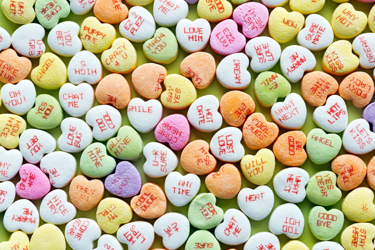 Sweetheart candies