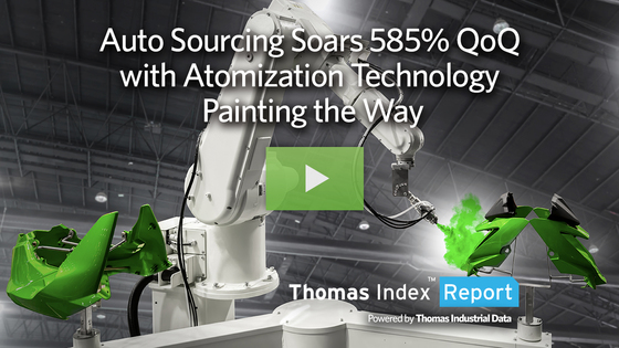 Auto Sourcing Soars 585% QoQ with Atomization Technology Painting the Way