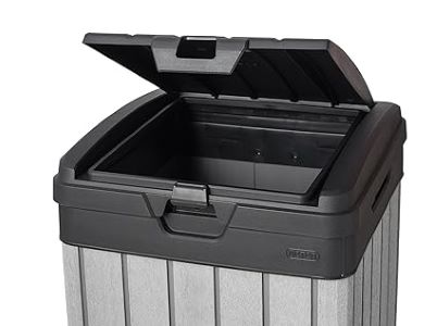 Yaomiao 2 Pack 50 Gallon Total Heavy Duty Wheeled Trash Can with Lid Garbage  Bins Outdoor