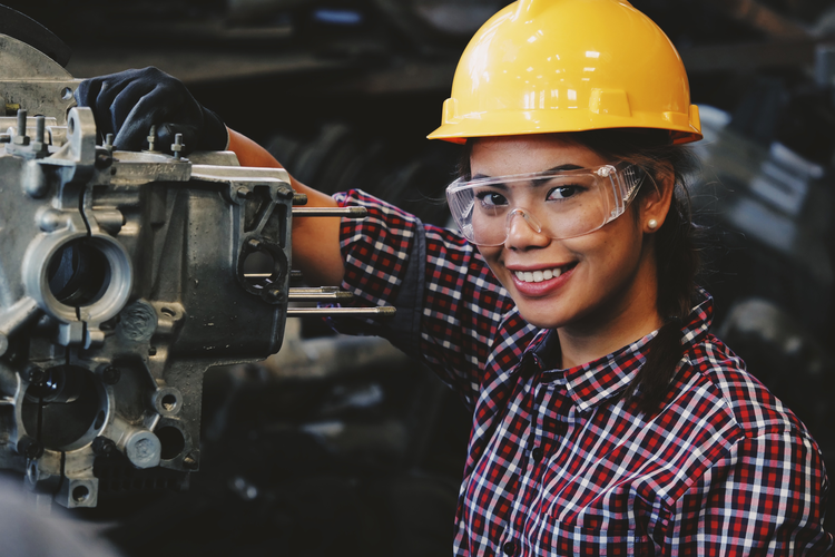 Female Asian engineer