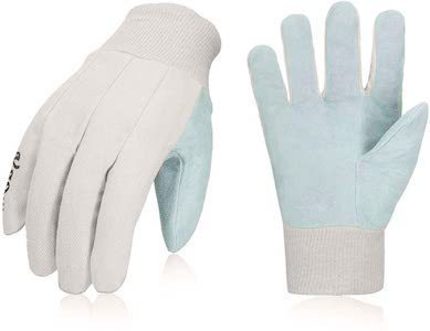 VGO 1-Pair Ladies' Synthetic Leather Gardening Gloves, Breathable & Gr