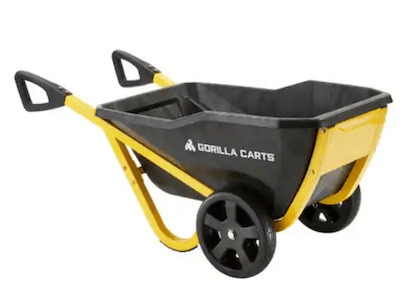 Gorilla Carts 4 Cu. Ft. 600 Lb. Poly Garden Cart - Thomas Do-it Center