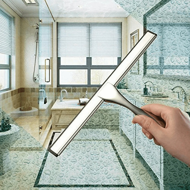 SetSail Shower Squeegee for Glass Door Stainless Steel Window