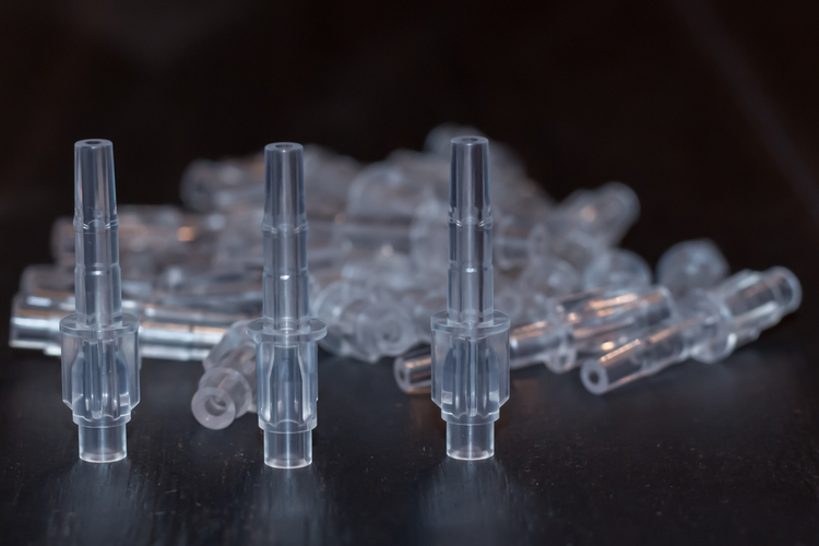 Plastic medical components