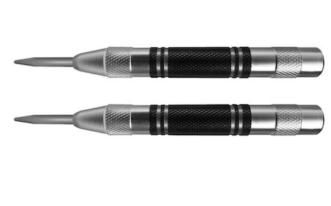 General Tools & Instruments Aluminum Center Punch, Silver, 5-inch Length,  Lightweight, One-Handed Operation, for Punching and Marking Metals and  Woods in the Punches department at