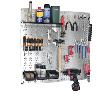 10pc Metal Peg Board Pegboard Hooks Garage Work Shop Storage Display Steel HGH2 