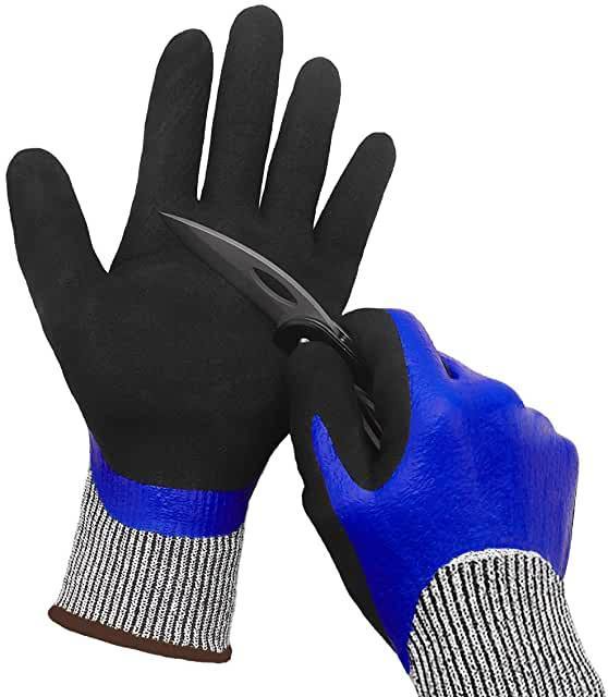 NoCry Cut Resistant Kitchen and Work Kids Cutting Gloves with 3 Finger  Reinforced Design and Level 5 Protection; Ambidextrous, Machine Washable,  and