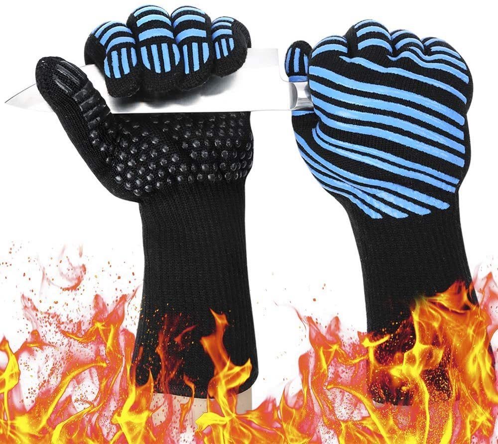 Size Medium, Complimentary Ebook Included Cut Resistant Gloves -  Ambidextrous, Food Grade, High Performance Level 5 Protection.
