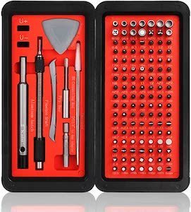 US Watches Tablet Laptop PC Professional Magnetic Precision Screwdriver Eventronic 132 in 1 Screwdriver Set Portable Repair Screwdriver Kit for Mobile Phone 