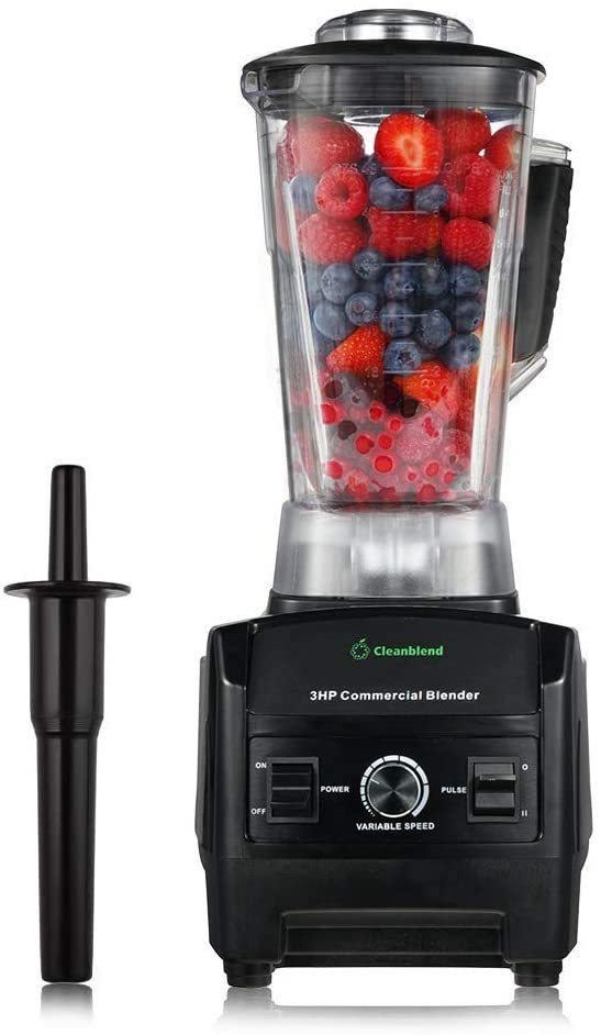Commercial Blender, 68 oz. Professional Grade Blenders for Shakes and Smoothies, 1500-Watt Multi- Function Smoothie, Black