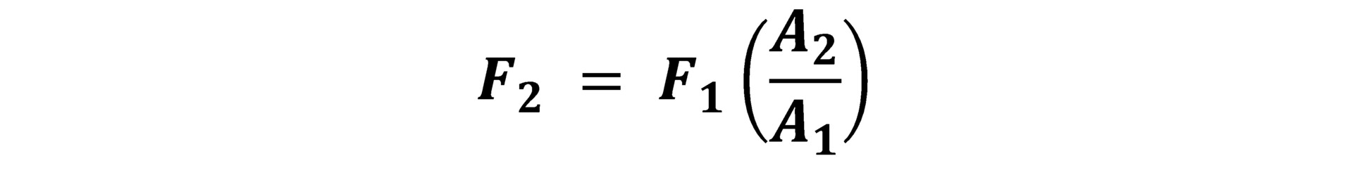 اصل پاسکال به صورت معادله بیان می شود.
