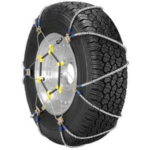 JUISEE Car Snow Chains Snow Tire Chains for Most Cars Anti-Slip Car Chains Car Emergency Chains All Season Anti-Skid Snow Cables Car SUV Tire Cables for Tire Width: 180-295mm 