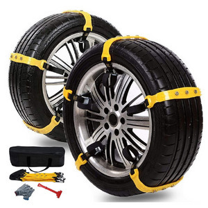 Universal Mud Security Tire Chains-10 Piece Vehicle VaygWay Car Tire Snow Chains-Anti Slip Emergency All Season-Anti Snow Cables Car SUV