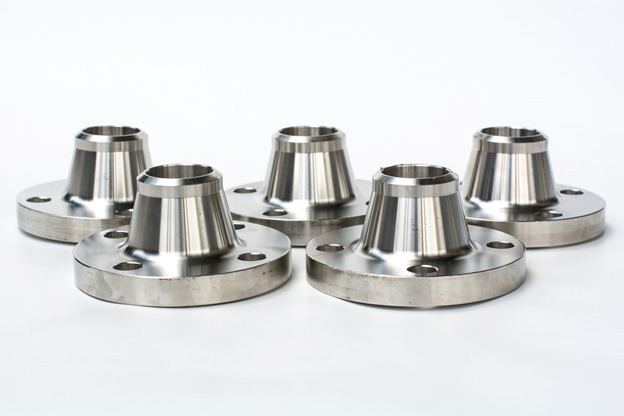 Stainless steel flanges, standard pipe length