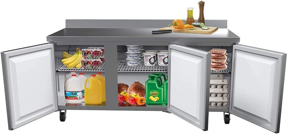 The Best Commercial Refrigerators In, Countertop Prep Fridge Used