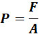 équation de pression