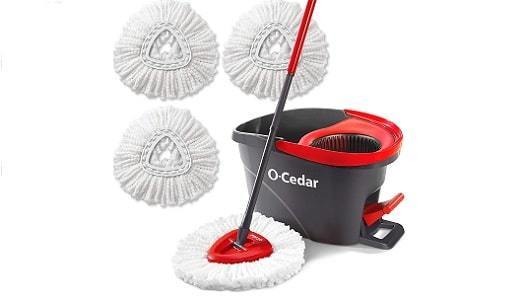 OGORI Cordless Electric Spin Mops for Floors Cleaning Powerful Floor  Cleaner with 4 Reusable Microfiber Pads