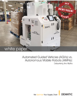 Automated Guided Vehicles (AGVs) vs. Autonomous Mobile Robots (AMRs)