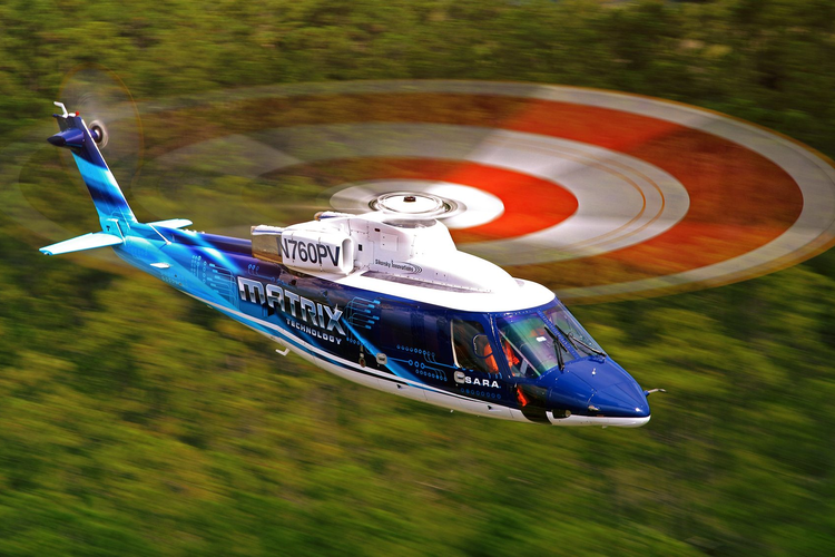 Sikorsky Autonomy Research Aircraft using MATRIX technology in flight